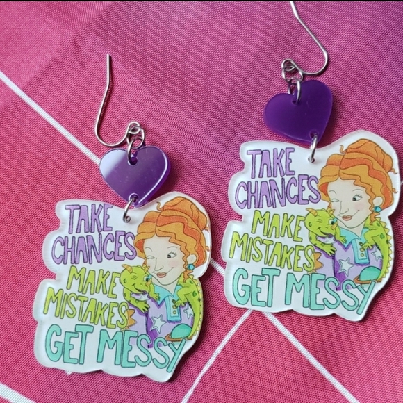Miss Frizzle earrings - Picture 6 of 10